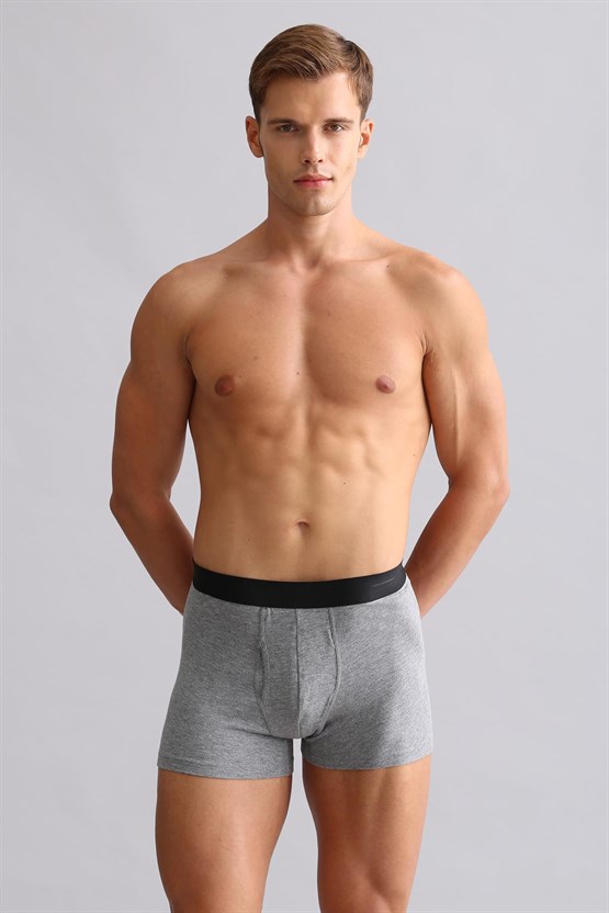 Mısırlı Modal by TENCEL SPARTACUS PLUS PERFORMANCE Boxer Açık Gri Melanj
