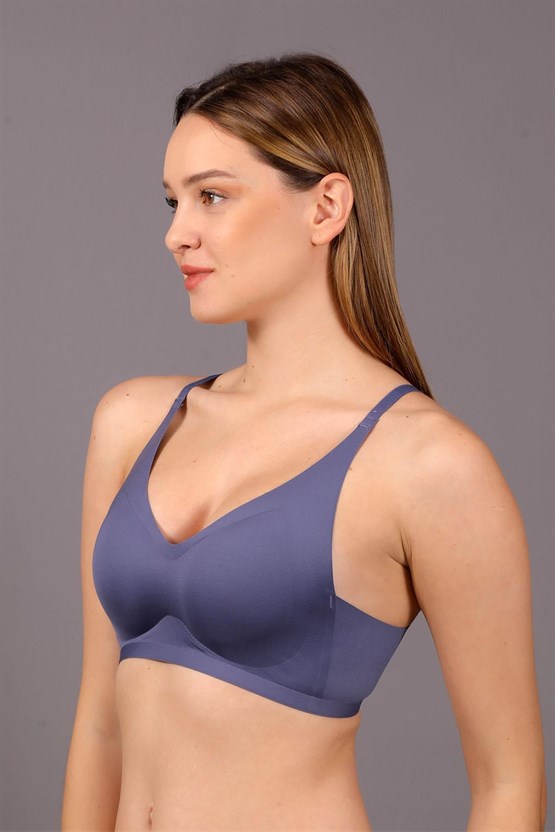 Mısırlı New Bra Balensiz Hayalet Bralet Sütyen Antrasit