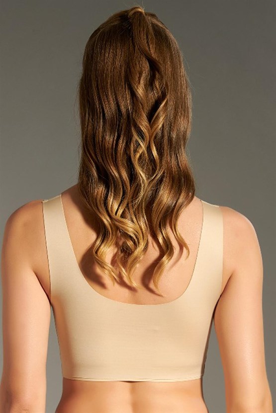 New Bra Desteksiz Hayalet Bralet Sütyen Ten