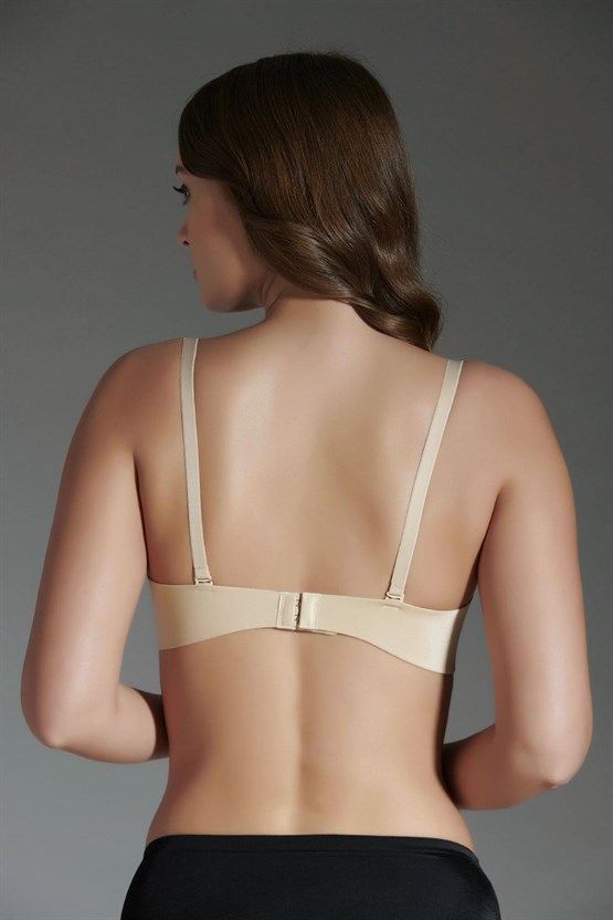 Mısırlı New Bra Desteksiz Lazer Kesim Sütyen Ten