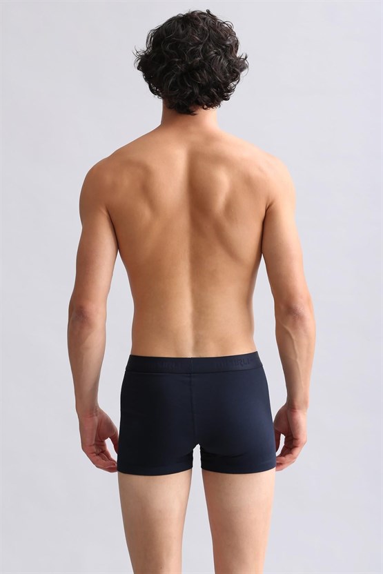 Mısırlı ORGANIC Pamuklu Compact Cotton Klasik Boxer Lacivert
