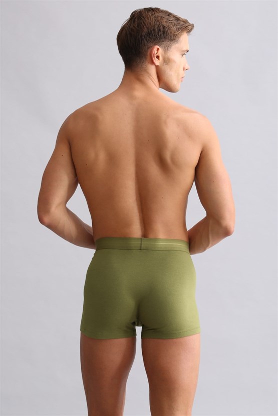 Mısırlı ORGANIC Pamuklu SPARTACUS PLUS PERFORMANCE Boxer Haki