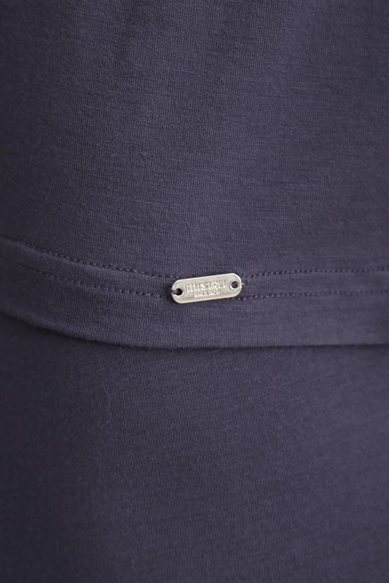 Mısırlı ORGANIC Pamuklu ZEUS LUXURY Regular Fit Bisiklet Yaka Sporcu Atlet / T-Shirt Antrasit