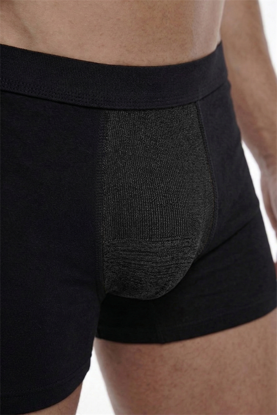 Mısırlı SILVERMAN Gümüş Boxer Siyah