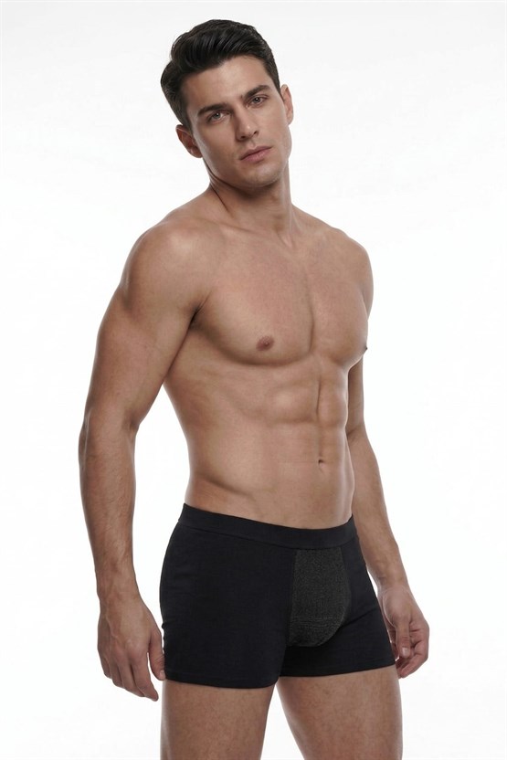 Mısırlı SILVERMAN Gümüş Boxer Siyah