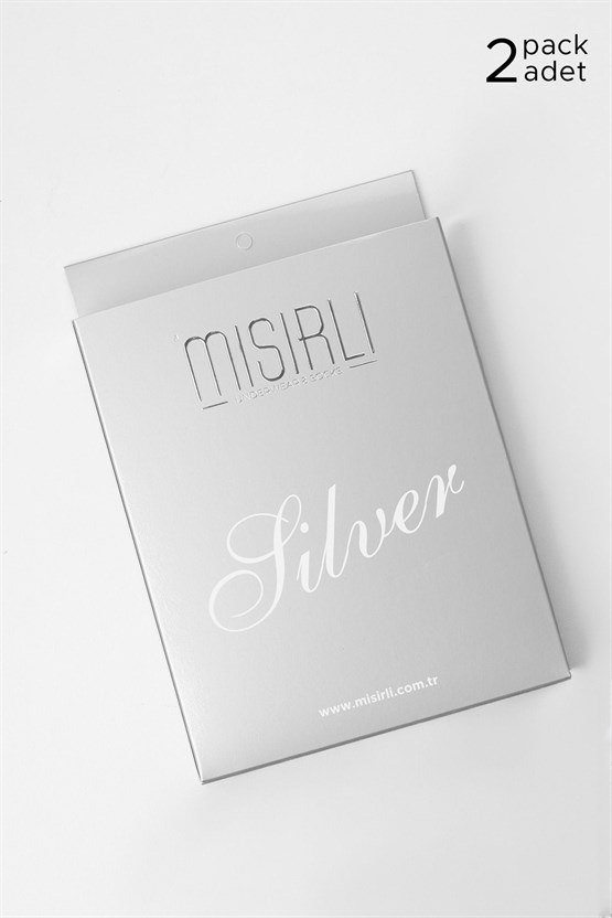 Mısırlı Unisex %7 GÜMÜŞ Madeni içerikli Soket ve Kısa Konç Çorap Gri