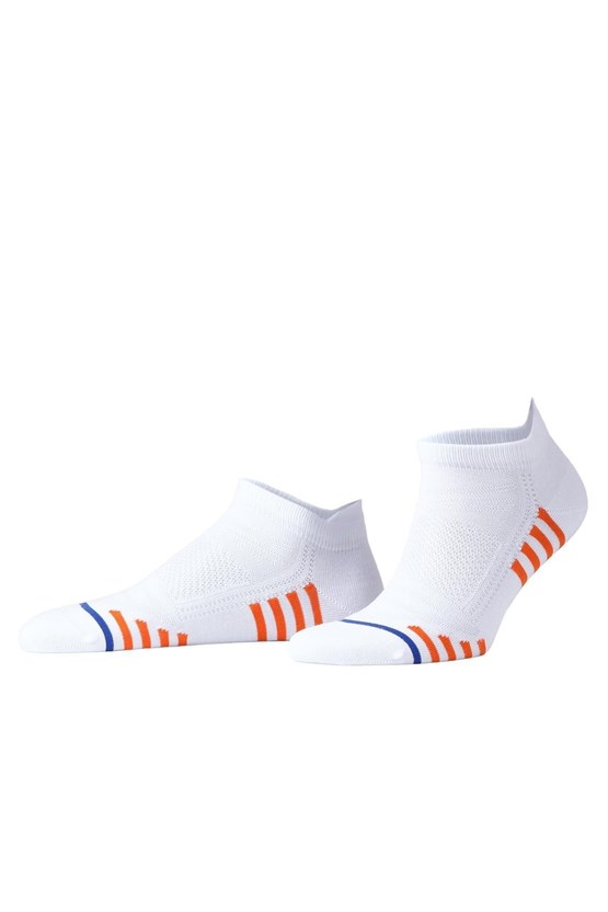 Mısırlı Unisex BAMBU HIGH PERFORMANCE Atletik 6 Çift Patik Çorap Çok Renkli