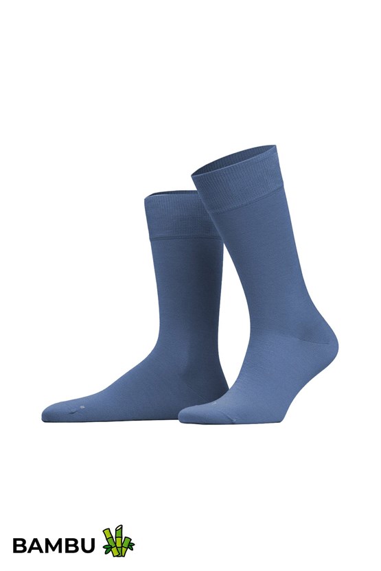 Mısırlı Unisex Bambu Soket Çorap Likralı Gece Mavisi