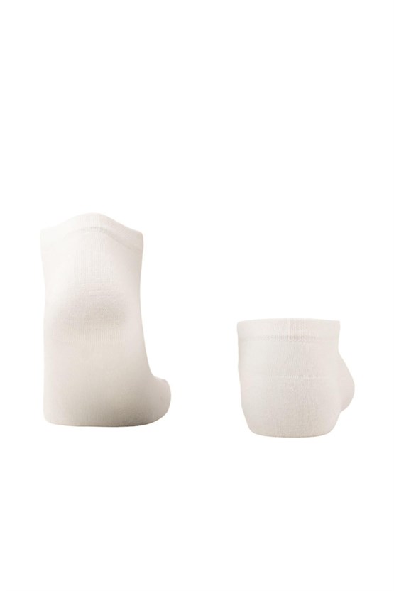 Mısırlı Unisex Modal by Tencel & YÜN Karışımlı 6 Çift Patik Çorap Ekru