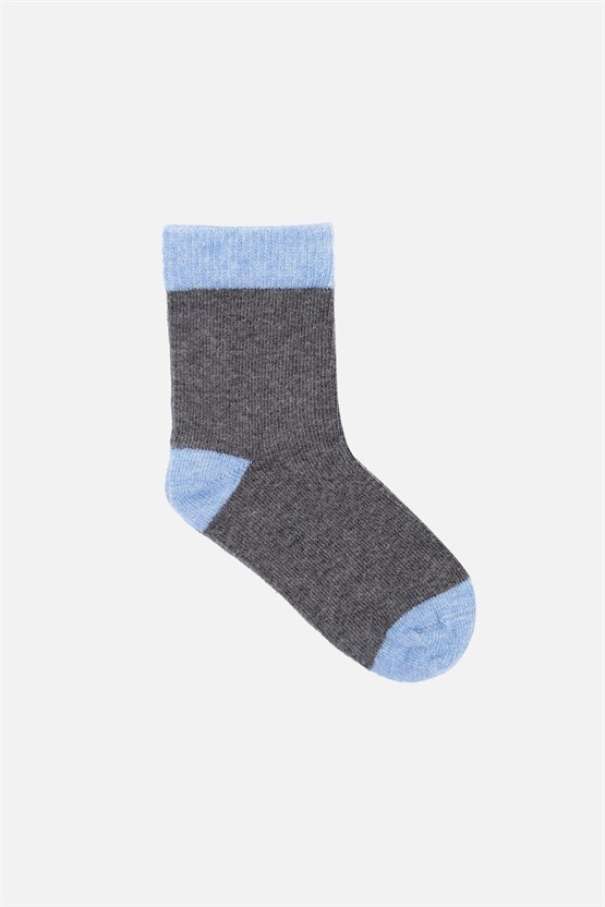 Mısırlı Unisex Pamuklu 5 Çift Bebek ve Çocuk Çorap Çok Renkli