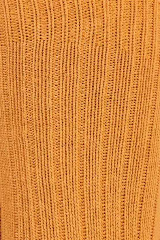Mısırlı Unisex Pamuklu Bio Cotton Kışlık Soket Çorap Turuncu