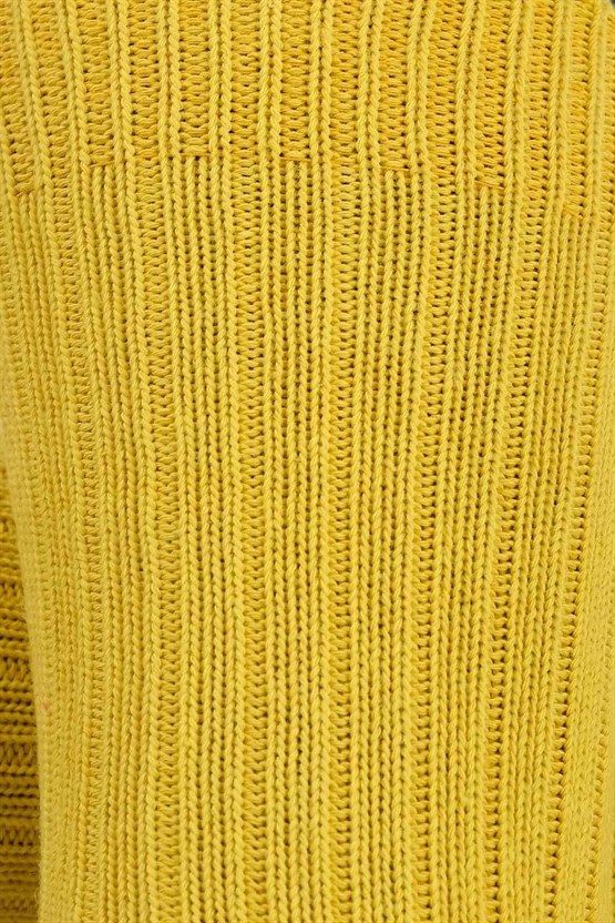 Mısırlı Unisex Pamuklu Bio Cotton Kışlık Soket Çorap Sarı