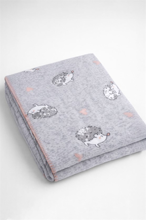 Mısırlı Unisex Polar Battaniye Gri