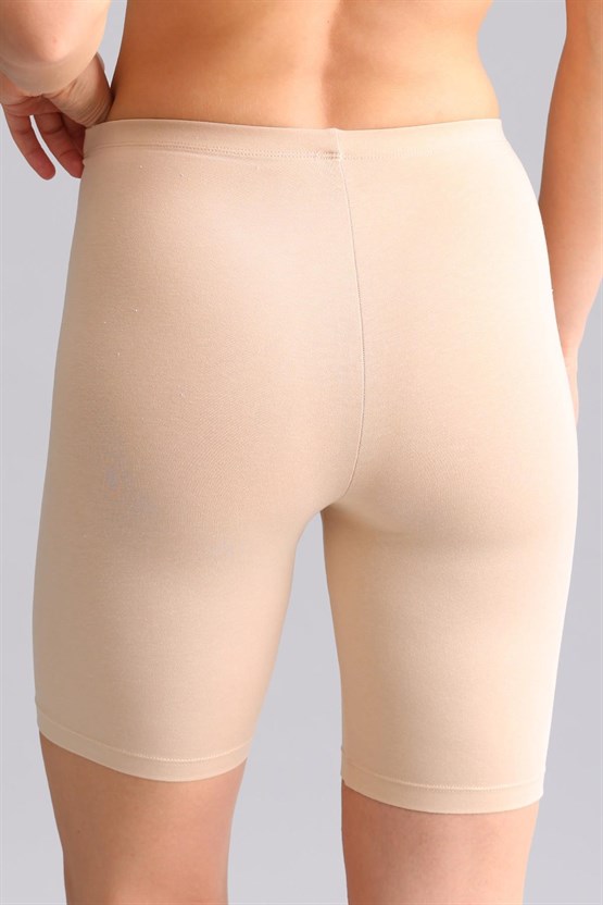 Modal by TENCEL ALICE Uzun Şort Külot Ten