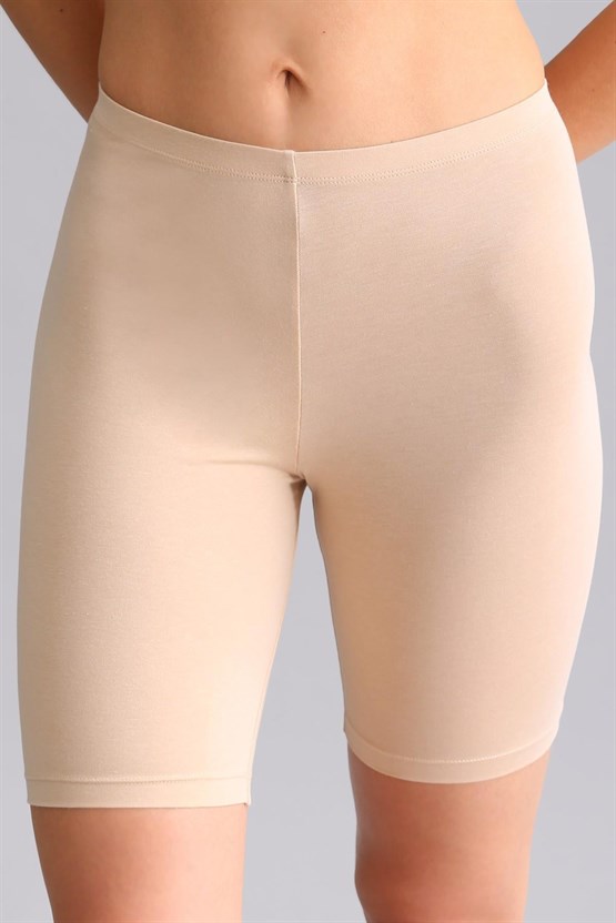 Modal by TENCEL ALICE Uzun Şort Külot Ten