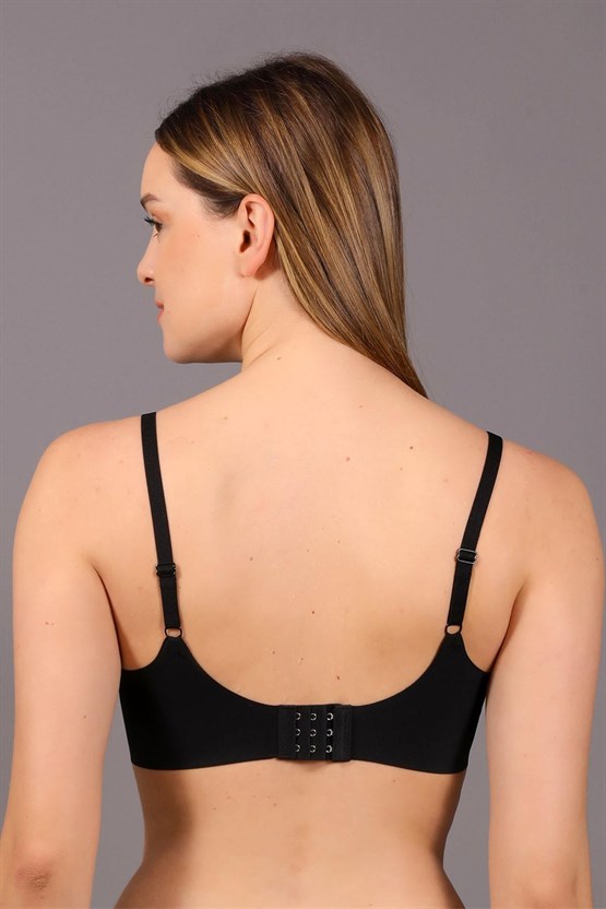 New Bra Desteksiz Hayalet Sütyen Siyah