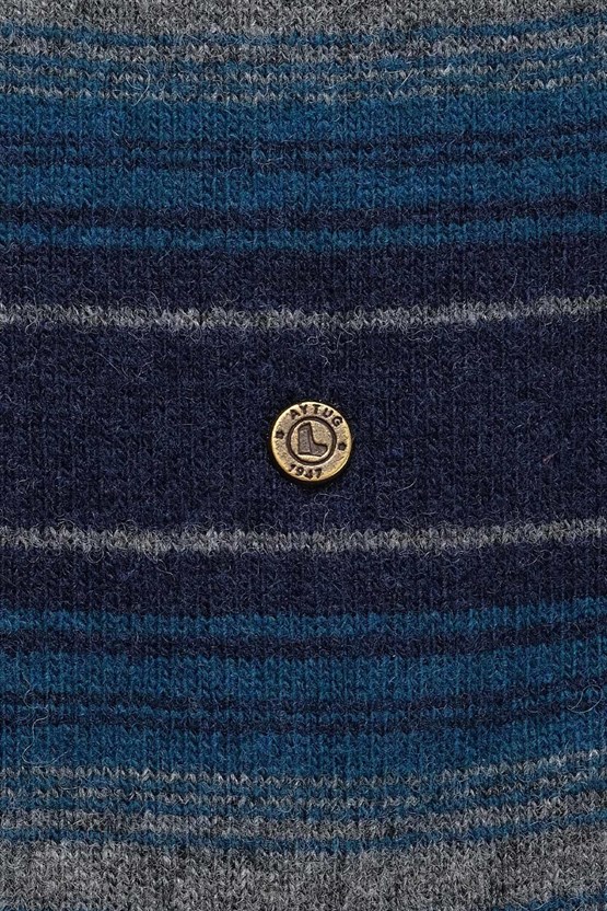 Aytuğ Erkek Kuzu Yünü (Lambswool) Tekli Soket Çorap Füme