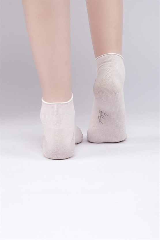 Aytuğ Kadın Modal Tekli Sneaker(Patik) Çorap Gri