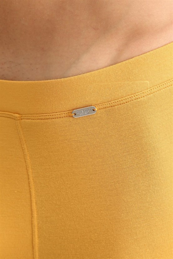 Mısırlı BAMBU ZEUS LUXURY Regular Fit Metal Armalı Boxer Hardal
