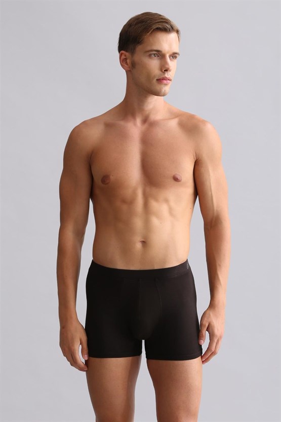 Mısırlı BAMBU ZEUS Regular Fit Boxer Kahverengi