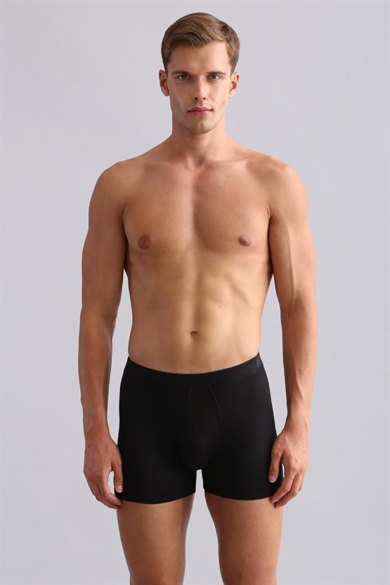 Mısırlı BAMBU ZEUS Regular Fit Boxer Siyah
