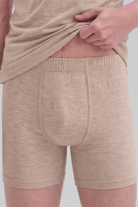 Mısırlı Erkek Gümüş Uzun Boxer Ten