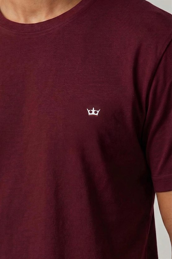 Mısırlı Erkek Pamuk Çizgili Pijama Takım Bordo