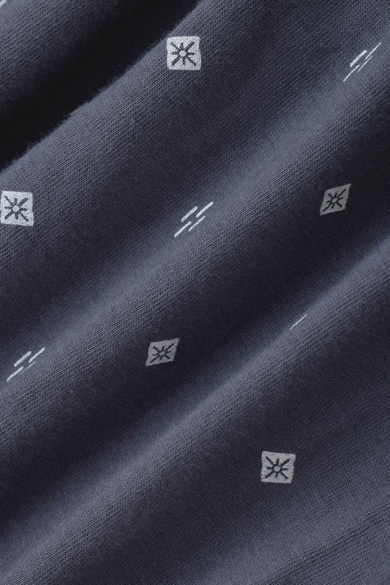 Mısırlı Erkek Pamuklu Artemis Geometrik Desenli Boxer Füme