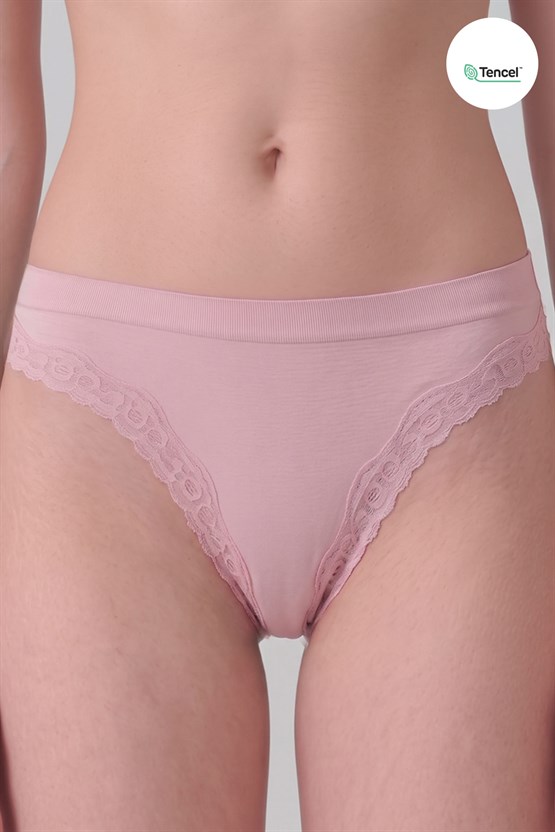 Mısırlı Kadın Modal Seamless Tanga Slip Pudra