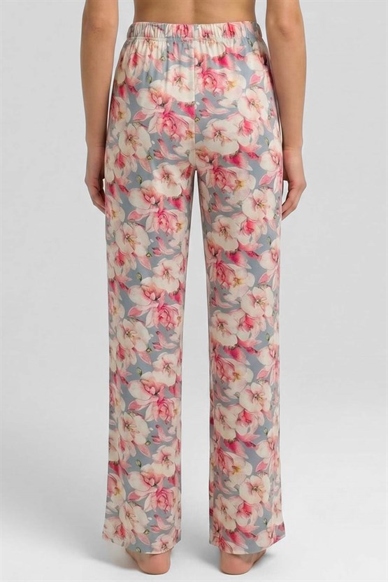 Mısırlı Kadın Viskon Alt Pijama Pembe