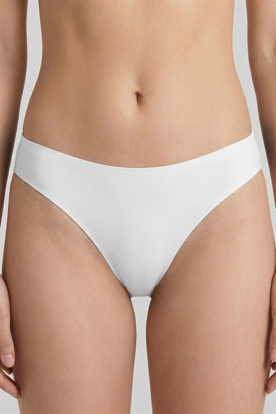 Mısırlı Lazer Kesim Slip Ekru
