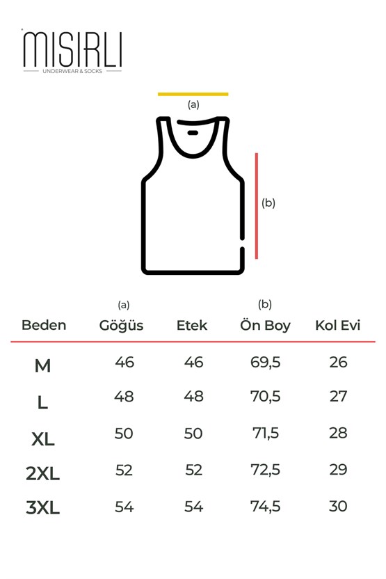 Mısırlı Modal by TENCEL HERCULES Slim Fit Basic Atlet Pas Kırmızı