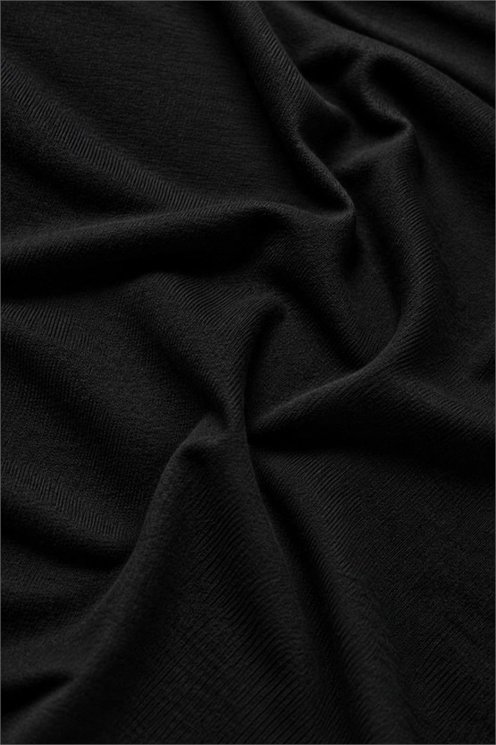 Mısırlı ORGANIC Pamuklu HERCULES Slim Fit Üçlü Fanila Siyah