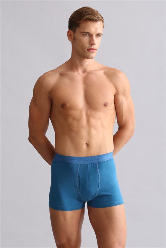 Mısırlı ORGANIC Pamuklu SPARTACUS PLUS PERFORMANCE Boxer Petrol Mavi