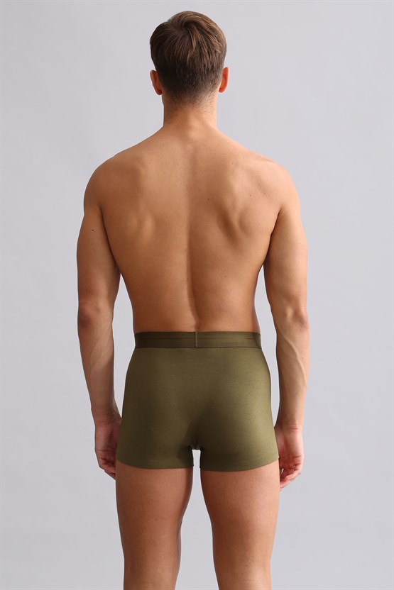 Mısırlı ORGANIC Pamuklu SPARTACUS PLUS PERFORMANCE Boxer Koyu Haki
