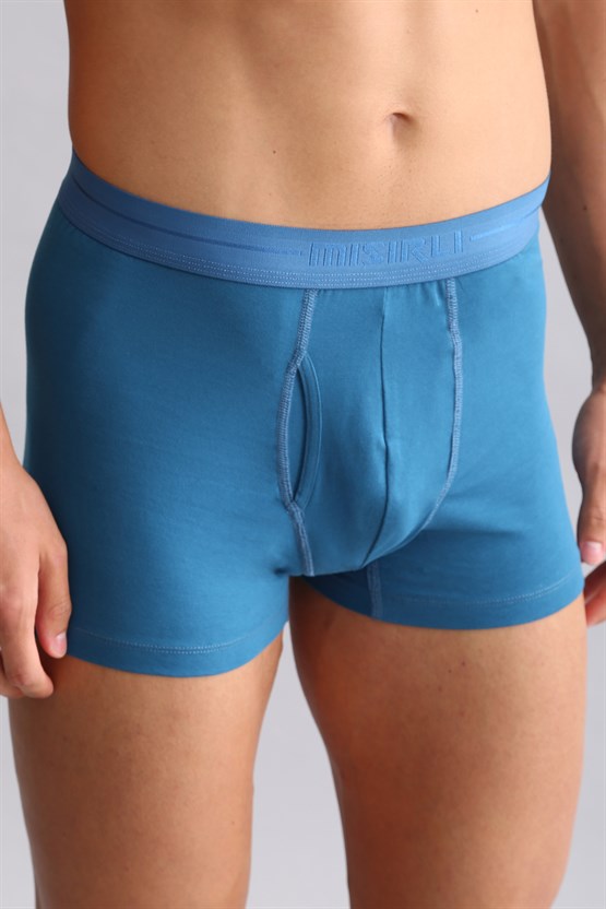 Mısırlı ORGANIC Pamuklu SPARTACUS PLUS PERFORMANCE Boxer Petrol Mavi
