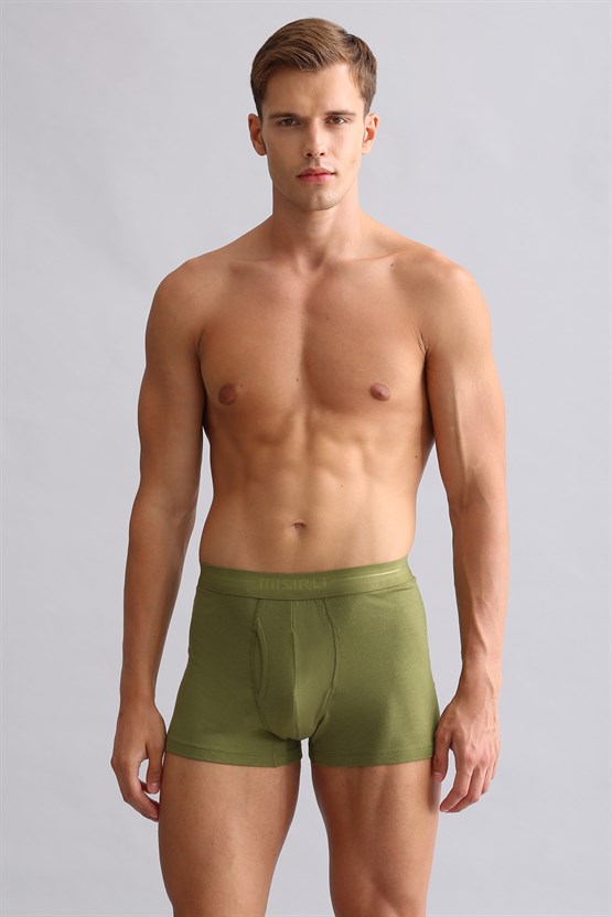 Mısırlı ORGANIC Pamuklu SPARTACUS PLUS PERFORMANCE Boxer Haki