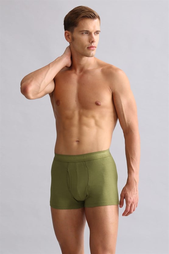 Mısırlı ORGANIC Pamuklu SPARTACUS PLUS PERFORMANCE Boxer Haki