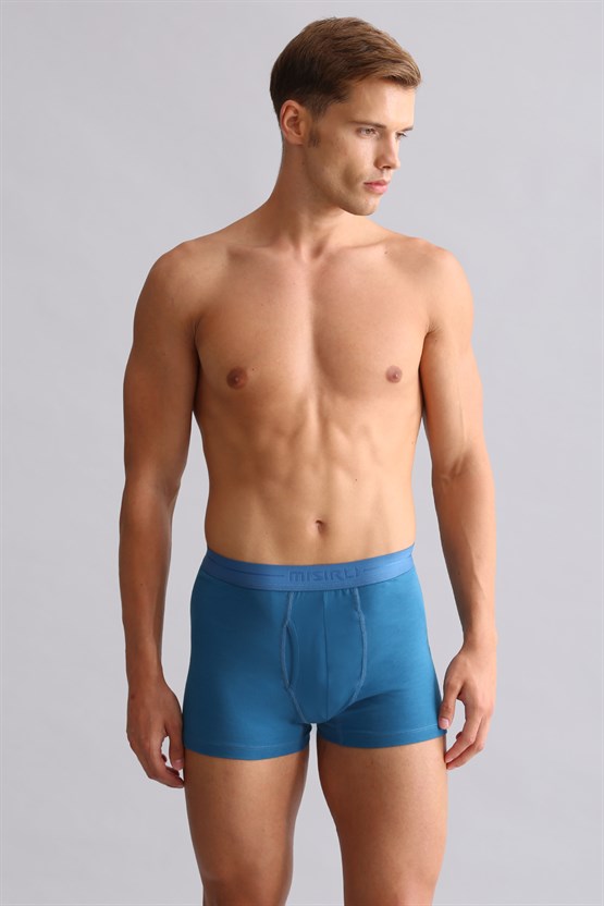 Mısırlı ORGANIC Pamuklu SPARTACUS PLUS PERFORMANCE Boxer Petrol Mavi