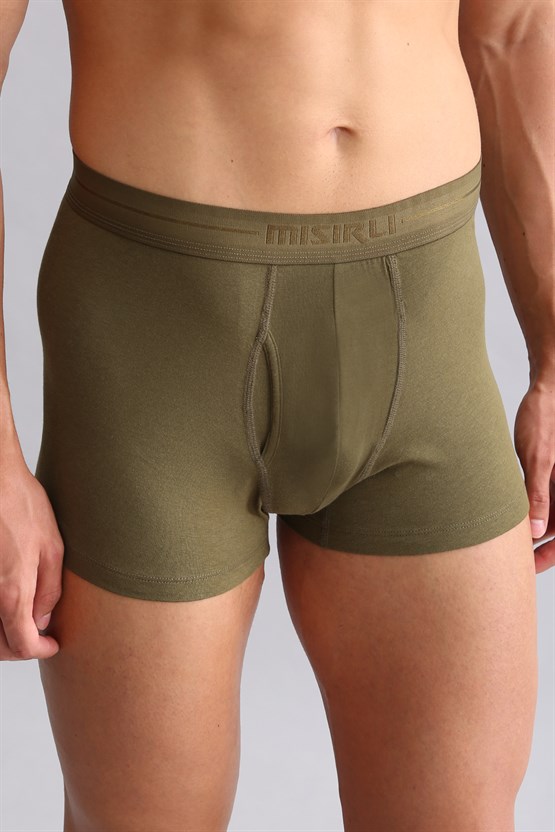 Mısırlı ORGANIC Pamuklu SPARTACUS PLUS PERFORMANCE Boxer Koyu Haki