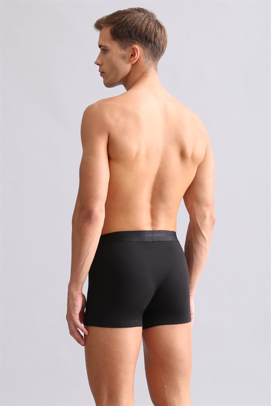Mısırlı ORGANIC Pamuklu SPARTACUS PLUS PERFORMANCE Boxer Siyah