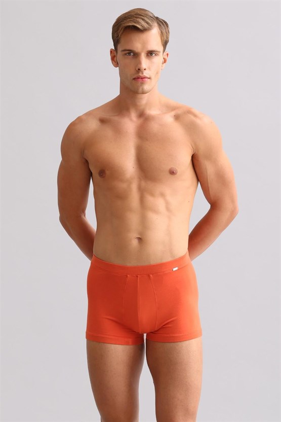 Mısırlı ORGANIC Pamuklu ZEUS LUXURY Regular Fit Metal Armalı Boxer Pas Kırmızı