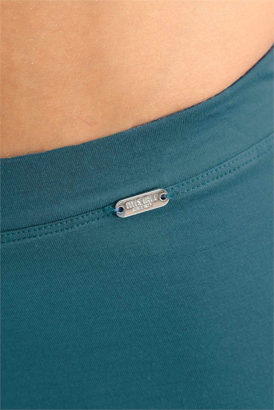 Mısırlı ORGANIC Pamuklu ZEUS LUXURY Regular Fit Metal Armalı Long Boxer Fit Green