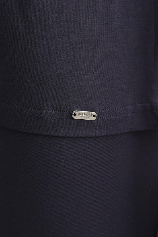 Mısırlı ORGANIC Pamuklu ZEUS LUXURY Regular Fit V Yaka Fanila / T-Shirt Antrasit