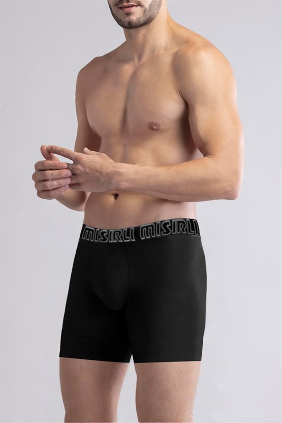 Mısırlı SPARTACUS PERFORMANCE Pamuklu Long Boxer Siyah