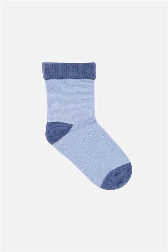 Mısırlı Unisex Pamuklu 5 Çift Bebek ve Çocuk Çorap Çok Renkli