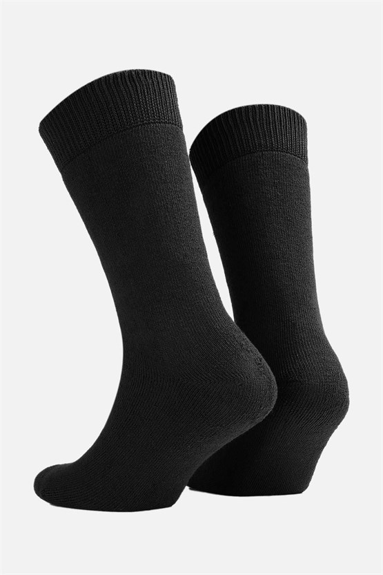 Mısırlı Unisex Termal Tekli Soket Çorap Siyah