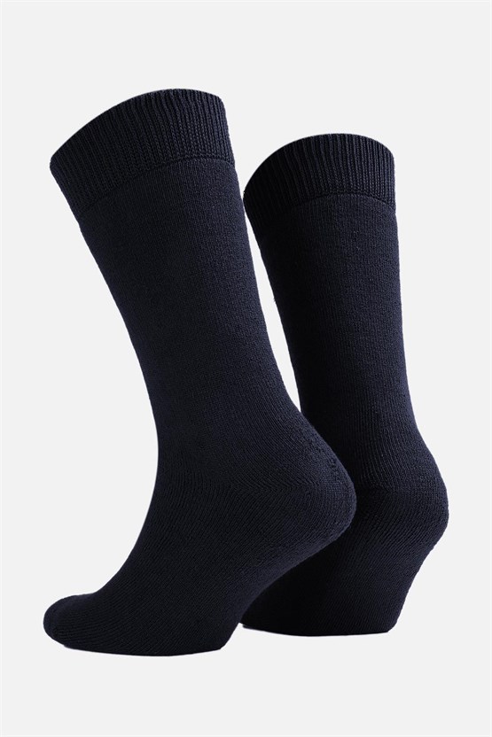 Mısırlı Unisex Termal Tekli Soket Çorap Lacivert