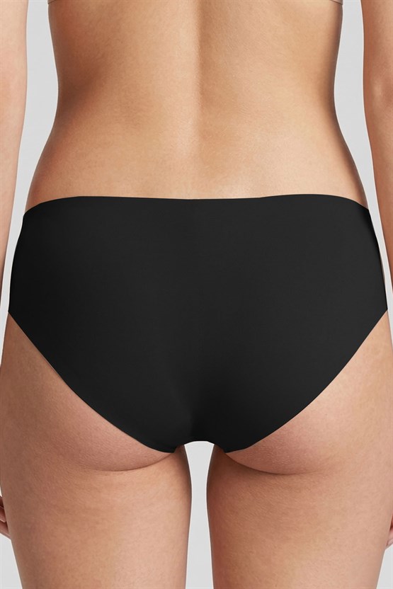 Mısırlı Yapıştırmalı Slip Siyah
