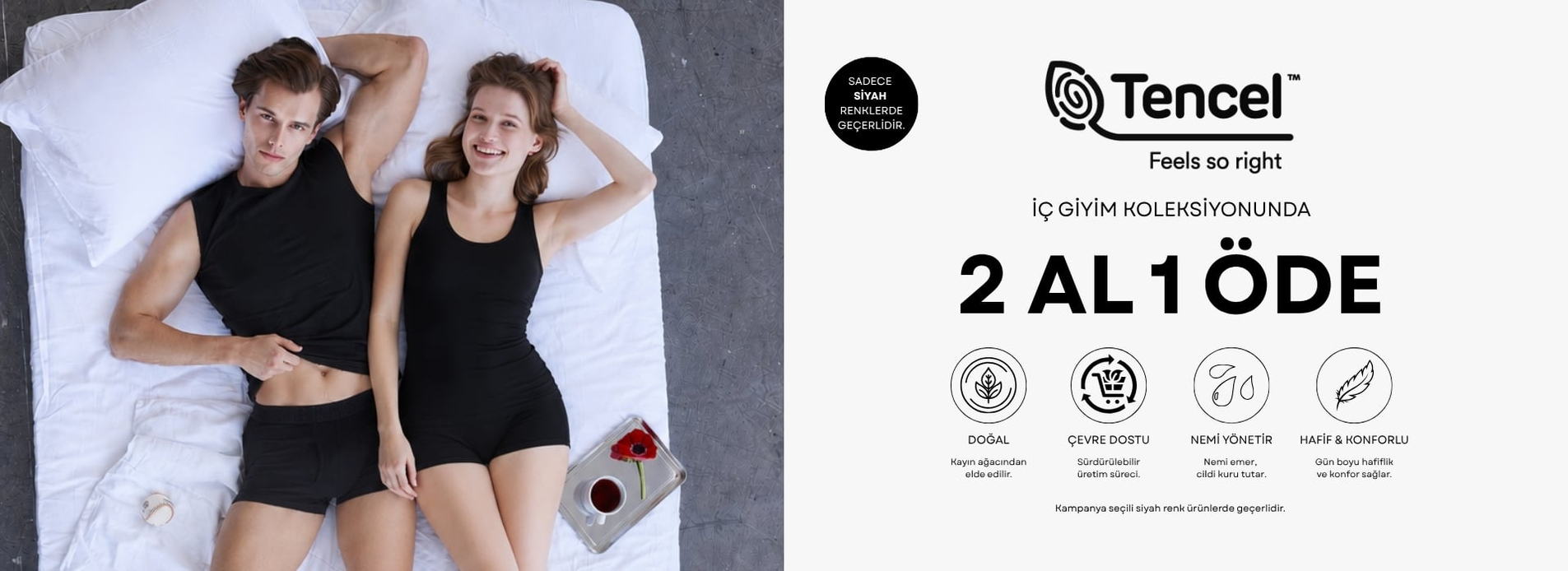 Tencel 2 al 1 öde kampanyası